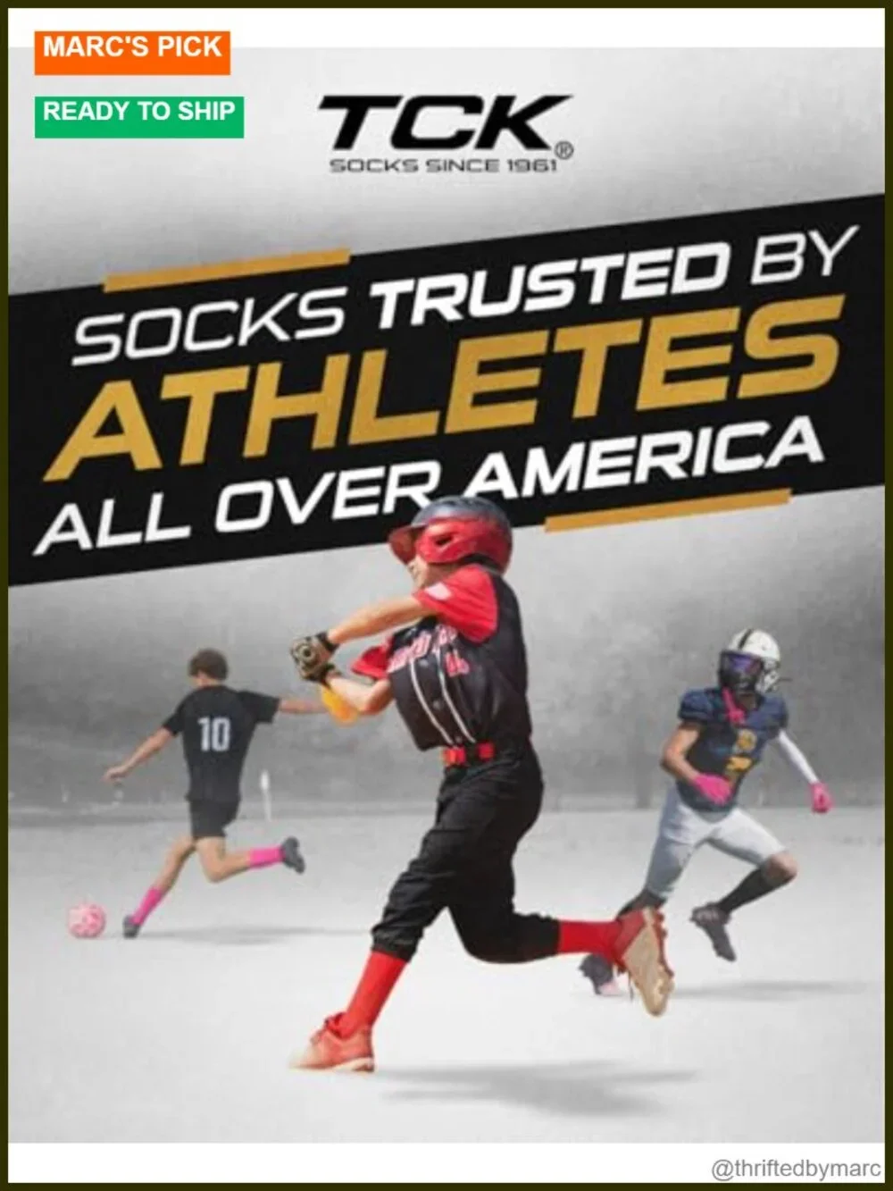 Knee High Athletic Tube Socks for Baseball Softball Football